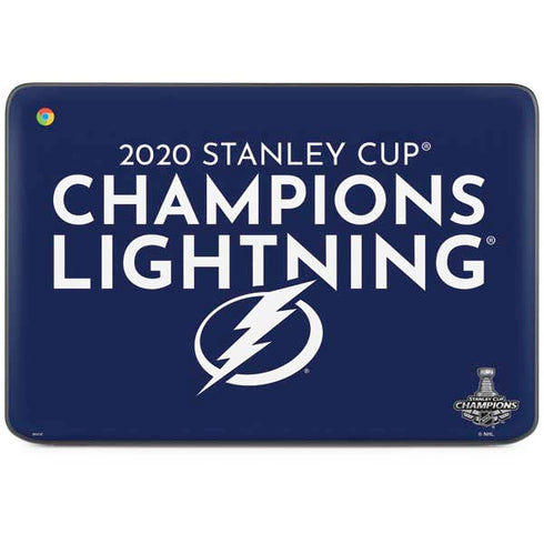 NHL 2020 Stanley Cup Champions Lightning HP Chromebook Skin