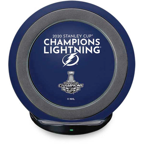 NHL 2020 Stanley Cup Champions Lightning Fast Charge Wireless Charging Stand Skin