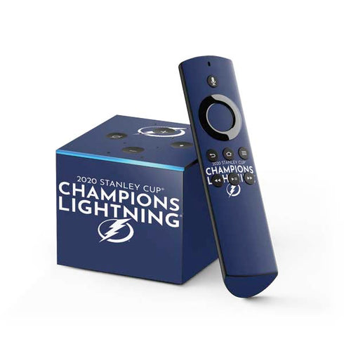 NHL 2020 Stanley Cup Champions Lightning Fire TV Cube Skin