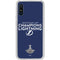 NHL 2020 Stanley Cup Champions Lightning Galaxy A10e Clear Case