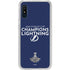 NHL 2020 Stanley Cup Champions Lightning Galaxy A10e Clear Case