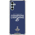 NHL 2020 Stanley Cup Champions Lightning Galaxy A13 5G Clear Case