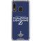NHL 2020 Stanley Cup Champions Lightning Galaxy A30 Clear Case