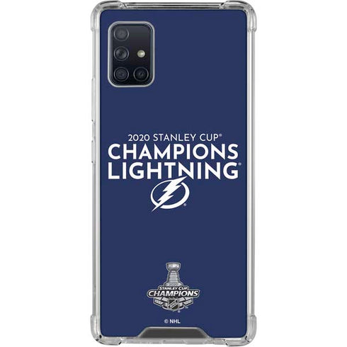 NHL 2020 Stanley Cup Champions Lightning Galaxy A51 5G Clear Case