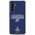 NHL 2020 Stanley Cup Champions Lightning Galaxy A54 5G Clear Case