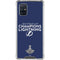 NHL 2020 Stanley Cup Champions Lightning Galaxy A71 5G Clear Case