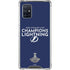 NHL 2020 Stanley Cup Champions Lightning Galaxy A71 5G Clear Case