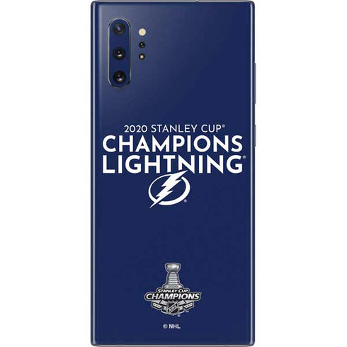 NHL 2020 Stanley Cup Champions Lightning Galaxy Note 10 Plus Skin