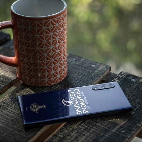 NHL 2020 Stanley Cup Champions Lightning Galaxy Note 10 Plus Skin