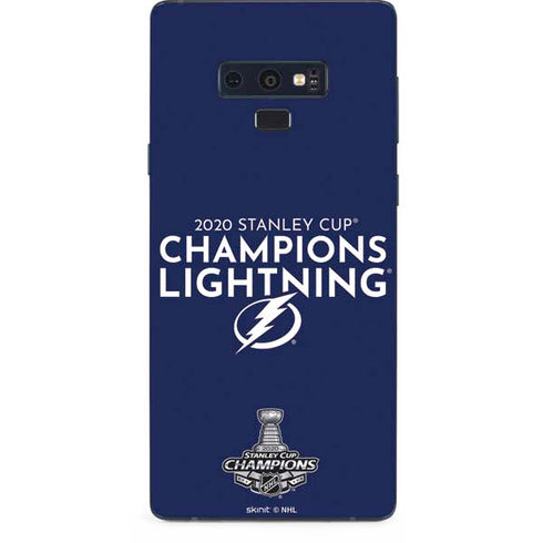 NHL 2020 Stanley Cup Champions Lightning Galaxy Note 9 Skin
