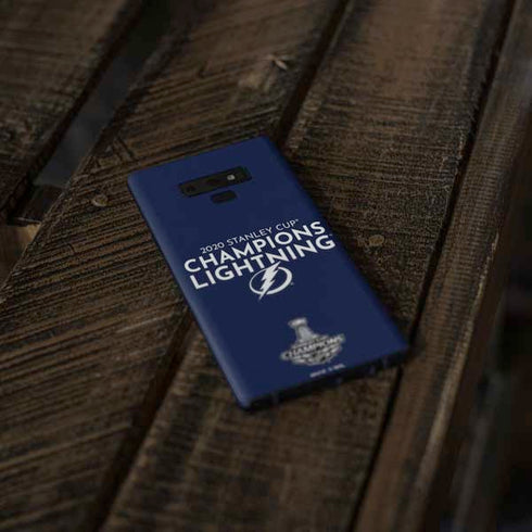 NHL 2020 Stanley Cup Champions Lightning Galaxy Note 9 Skin