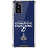 NHL 2020 Stanley Cup Champions Lightning Galaxy Note20 5G Clear Case