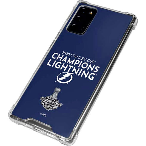 NHL 2020 Stanley Cup Champions Lightning Galaxy Note20 5G Clear Case