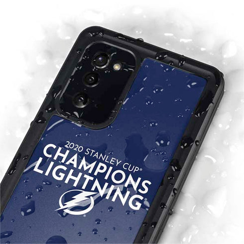 NHL 2020 Stanley Cup Champions Lightning Galaxy Note20 5G Waterproof Case