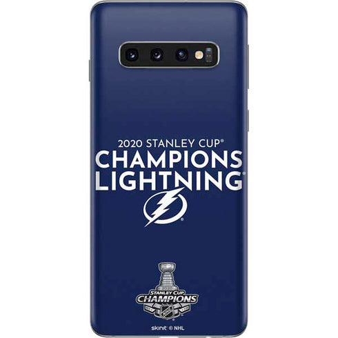 NHL 2020 Stanley Cup Champions Lightning Galaxy S10 Skin