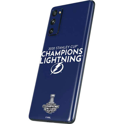 NHL 2020 Stanley Cup Champions Lightning Galaxy S20 Fan Edition Skin