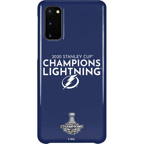 NHL 2020 Stanley Cup Champions Lightning Galaxy S20 Lite Case