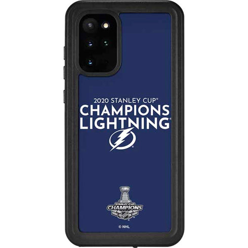NHL 2020 Stanley Cup Champions Lightning Galaxy S20 Plus Waterproof Case
