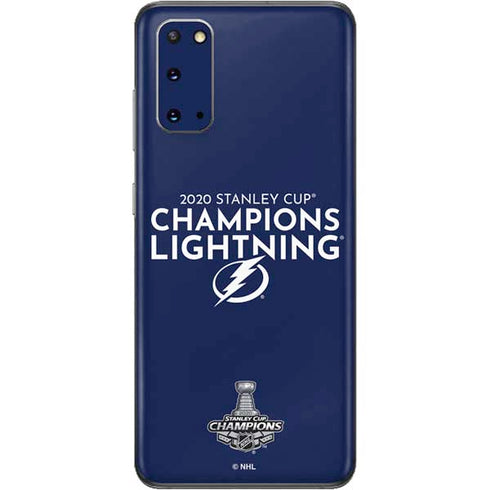 NHL 2020 Stanley Cup Champions Lightning Galaxy S20 Skin