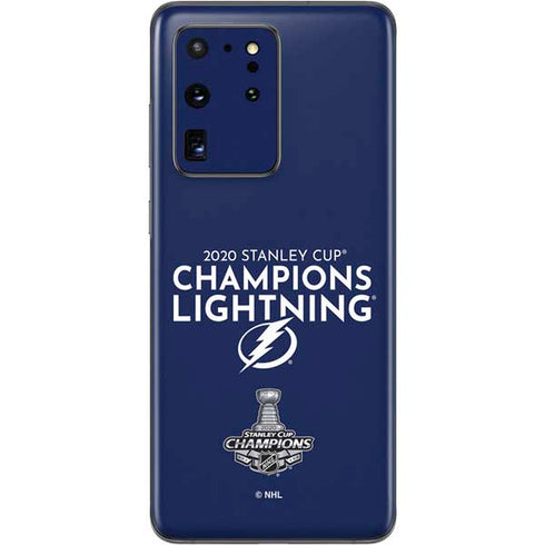 NHL 2020 Stanley Cup Champions Lightning Galaxy S20 Ultra 5G Skin