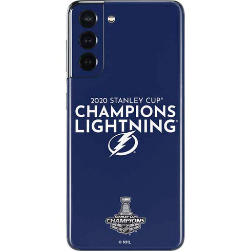 NHL 2020 Stanley Cup Champions Lightning Galaxy S21 5G Skin