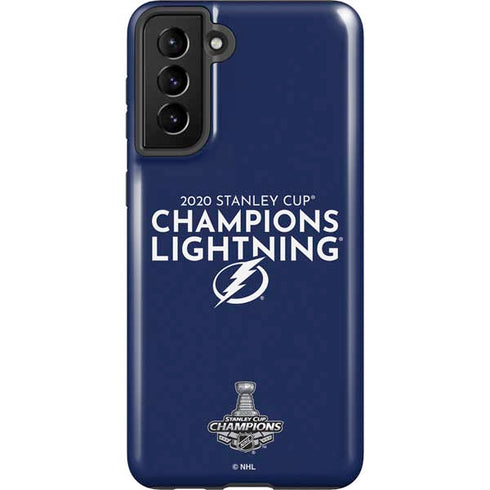 NHL 2020 Stanley Cup Champions Lightning Galaxy S21 Plus 5G Pro Case