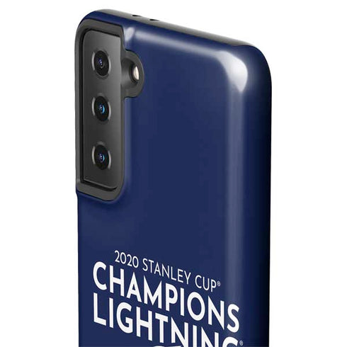 NHL 2020 Stanley Cup Champions Lightning Galaxy S21 Plus 5G Pro Case