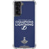 NHL 2020 Stanley Cup Champions Lightning Galaxy S22 Clear Case