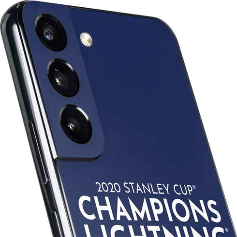 NHL 2020 Stanley Cup Champions Lightning Galaxy S22 Plus Skin