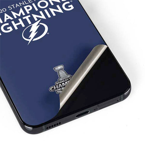 NHL 2020 Stanley Cup Champions Lightning Galaxy S22 Plus Skin