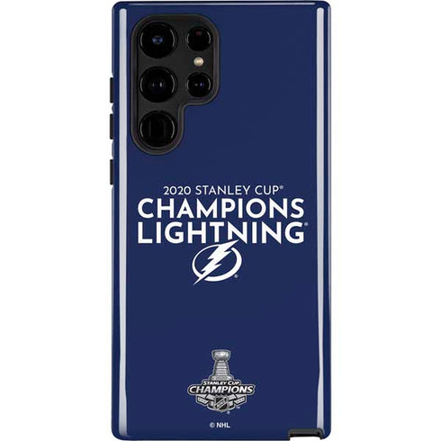 NHL 2020 Stanley Cup Champions Lightning Galaxy S22 Ultra Pro Case