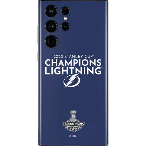 NHL 2020 Stanley Cup Champions Lightning Galaxy S22 Ultra Skin