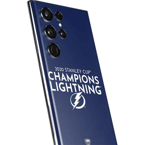 NHL 2020 Stanley Cup Champions Lightning Galaxy S22 Ultra Skin