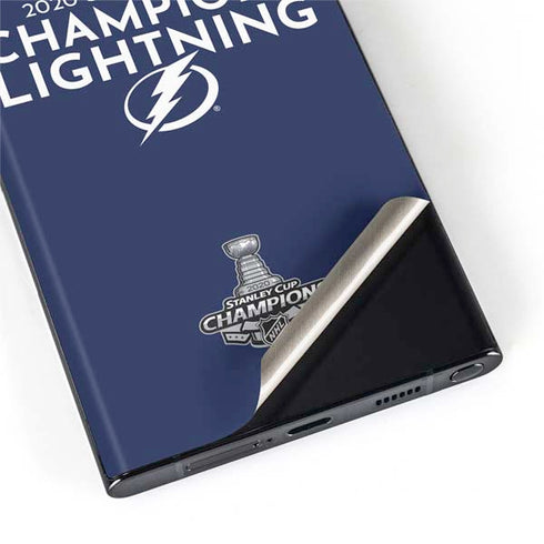 NHL 2020 Stanley Cup Champions Lightning Galaxy S22 Ultra Skin