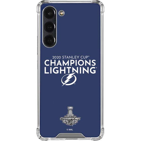NHL 2020 Stanley Cup Champions Lightning Galaxy S23 Plus Clear Case