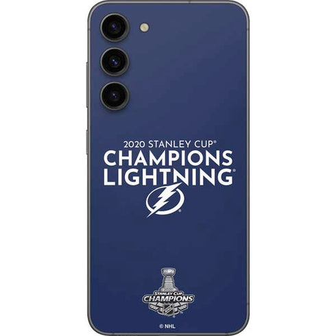 NHL 2020 Stanley Cup Champions Lightning Galaxy S23 Plus Skin