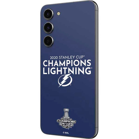 NHL 2020 Stanley Cup Champions Lightning Galaxy S23 Plus Skin