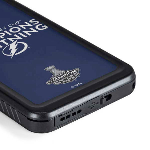 NHL 2020 Stanley Cup Champions Lightning Galaxy S23 Plus Waterproof Case