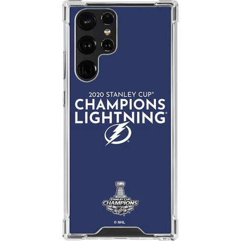 NHL 2020 Stanley Cup Champions Lightning Galaxy S24 Ultra Clear Case