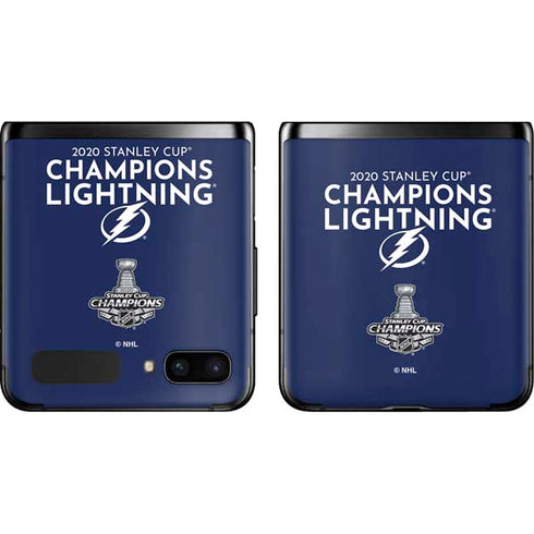 NHL 2020 Stanley Cup Champions Lightning Galaxy Z Flip Skin