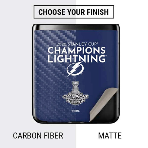 NHL 2020 Stanley Cup Champions Lightning Galaxy Z Flip Skin