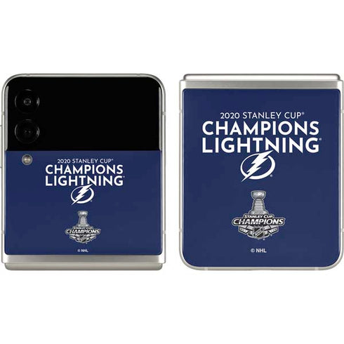 NHL 2020 Stanley Cup Champions Lightning Galaxy Z Flip3 5G Skin
