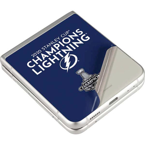 NHL 2020 Stanley Cup Champions Lightning Galaxy Z Flip3 5G Skin