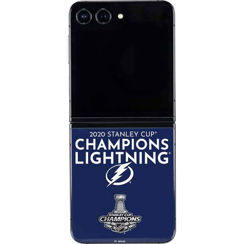 NHL 2020 Stanley Cup Champions Lightning Galaxy Z Flip5 5G Skin