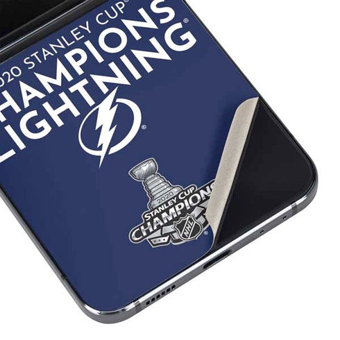 NHL 2020 Stanley Cup Champions Lightning Galaxy Z Flip5 5G Skin