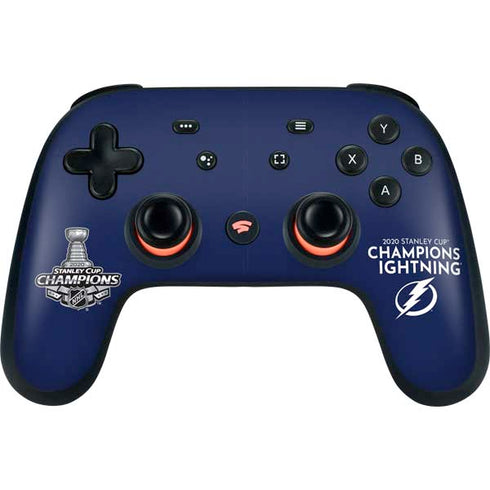 NHL 2020 Stanley Cup Champions Lightning Google Stadia Controller Skin