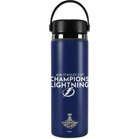 NHL 2020 Stanley Cup Champions Lightning Hydro Flask 20oz Wide Mouth Skin