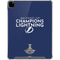 NHL 2020 Stanley Cup Champions Lightning iPad Pro 12.9in (2020) Clear Case