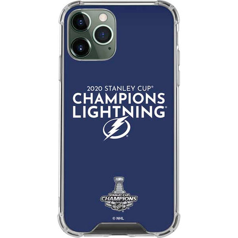 NHL 2020 Stanley Cup Champions Lightning iPhone 11 Pro Max Clear Case