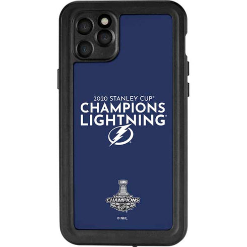 NHL 2020 Stanley Cup Champions Lightning iPhone 11 Pro Max Waterproof Case